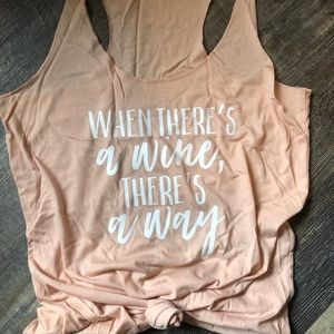 Where There’s a Wine There’s a Way Tank Shirt